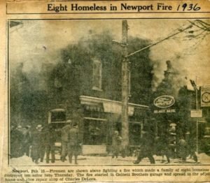 1936 Gelnet garage fire